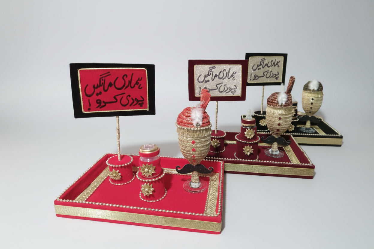 Kulla doodh pilai tray