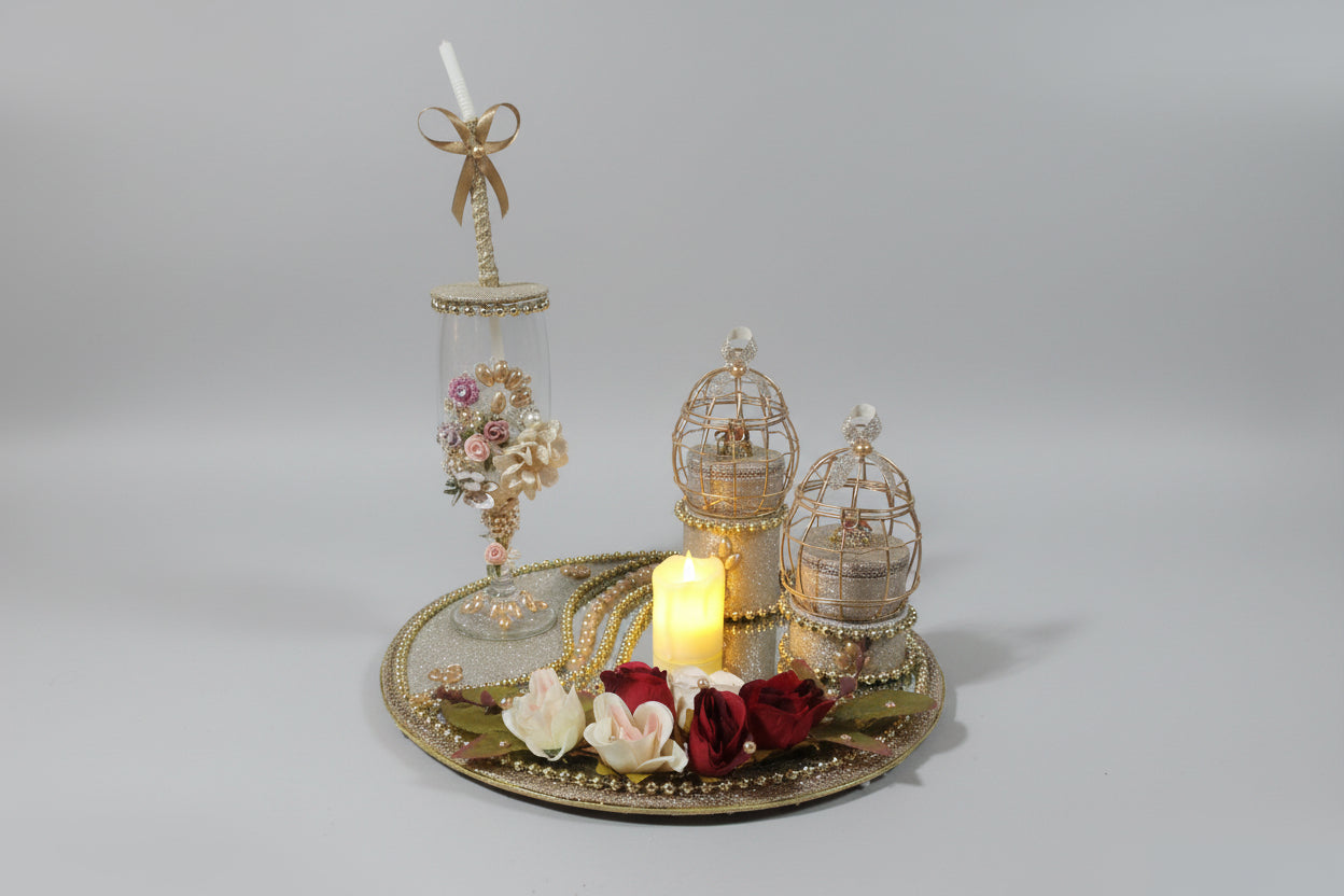 Hangable doodh pilai Mirror Tray