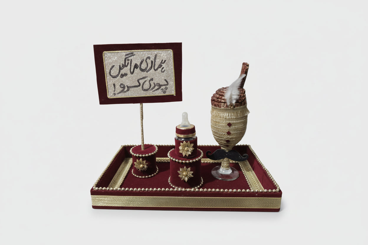 Kulla doodh pilai tray