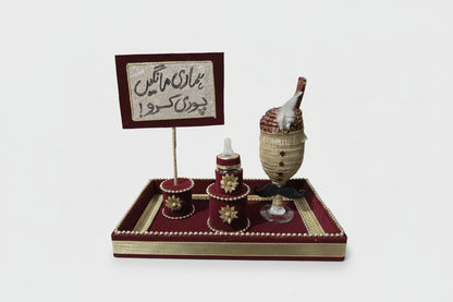 Kulla doodh pilai tray