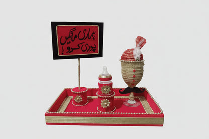 Kulla doodh pilai tray